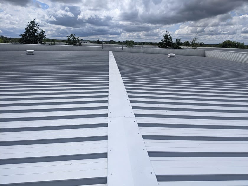 Synertec Milton Keynes After Roof Cladding Coating 1