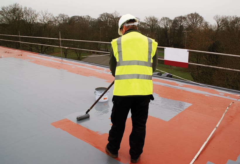 Home 6 flat roof repair